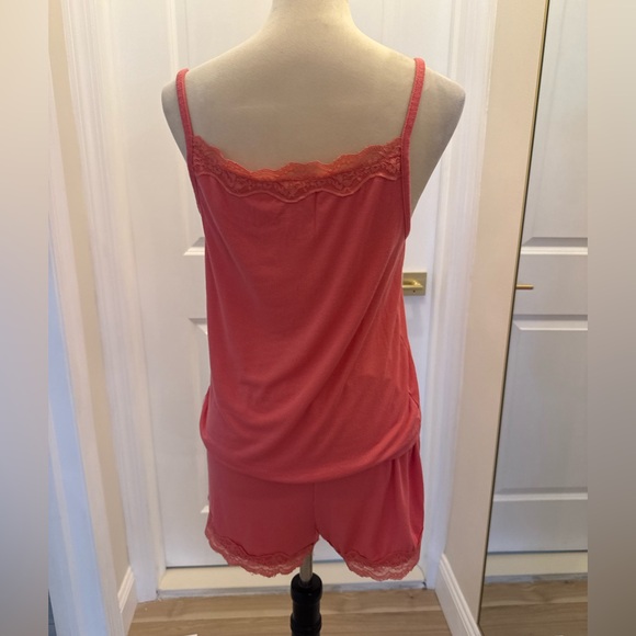 AUDEN MEDIUM PJ SET SHORTS TANK TOP CORAL - Picture 2 of 8